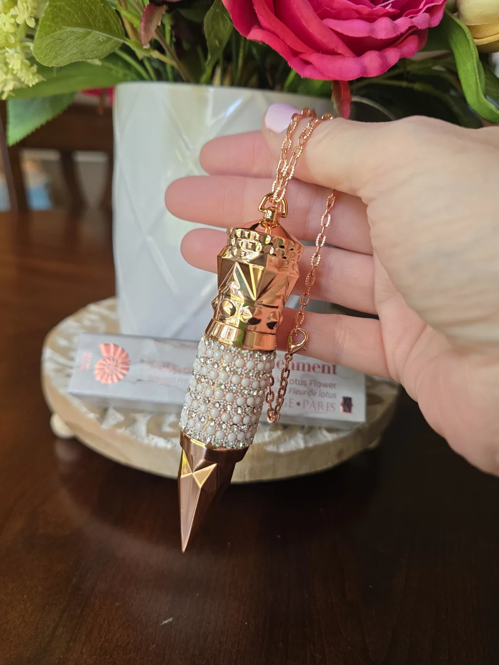 Enlightenment - Velvet Lipstick With Beautiful Holder.